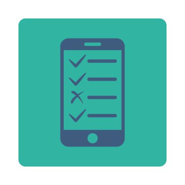 Mobil görevleri simge ticaret düğmeleri Overcolor set