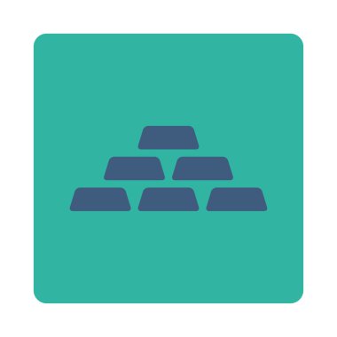 Hazine simge ticaret düğmeleri Overcolor set