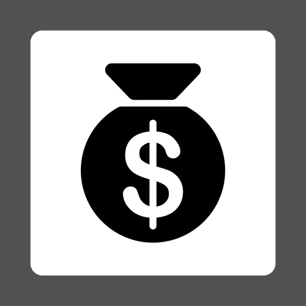 Geldbeutel-Symbol aus dem Handel Schaltflächen überfarbig eingestellt — Stockvektor