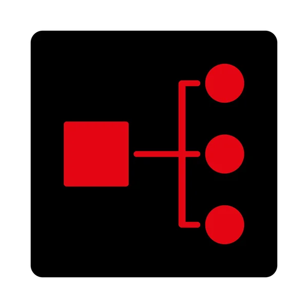 Icona diagramma da bottoni di commercio OverColor Set — Vettoriale Stock