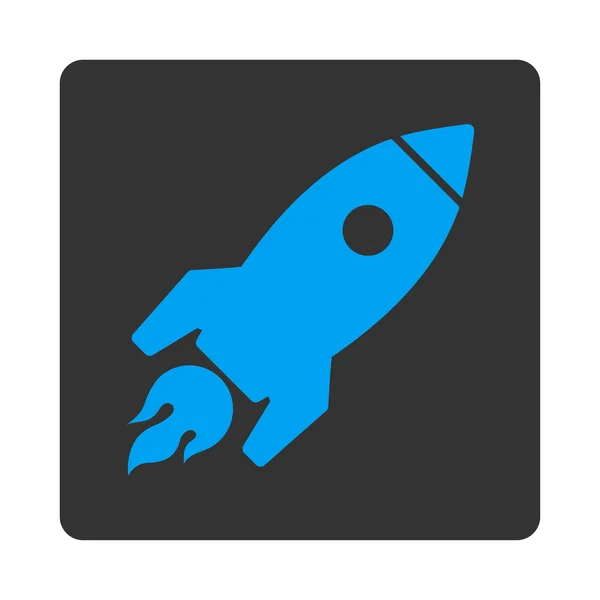 Rocket Launch Icon from Commerce Buttons OverColor Set — Stock Vector