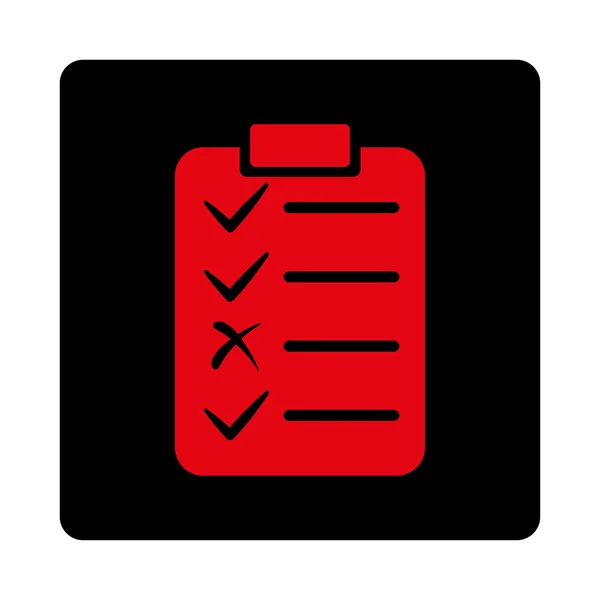 Task List Icon from Commerce Buttons OverColor Set — Stock Vector