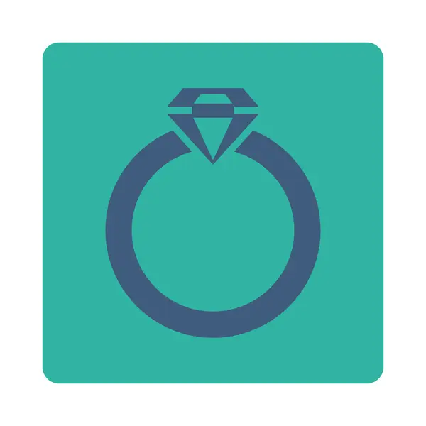 Διαμάντι δαχτυλίδι εικονίδιο από εμπόριο κουμπιά Overcolor σύνολο — Διανυσματικό Αρχείο