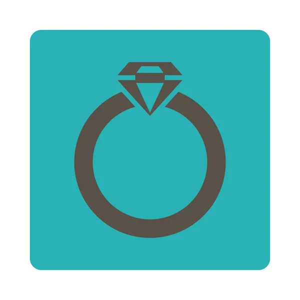 Icona anello di diamanti da bottoni di commercio OverColor Set — Vettoriale Stock
