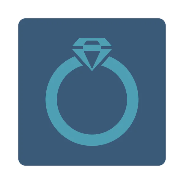 Icono de anillo de diamantes de botones de comercio OverColor Set — Archivo Imágenes Vectoriales