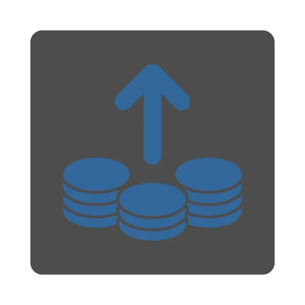 Icona Payout da bottoni di commercio OverColor Set — Vettoriale Stock