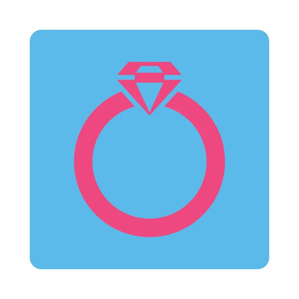 Icono de anillo de diamantes de botones de comercio OverColor Set — Archivo Imágenes Vectoriales