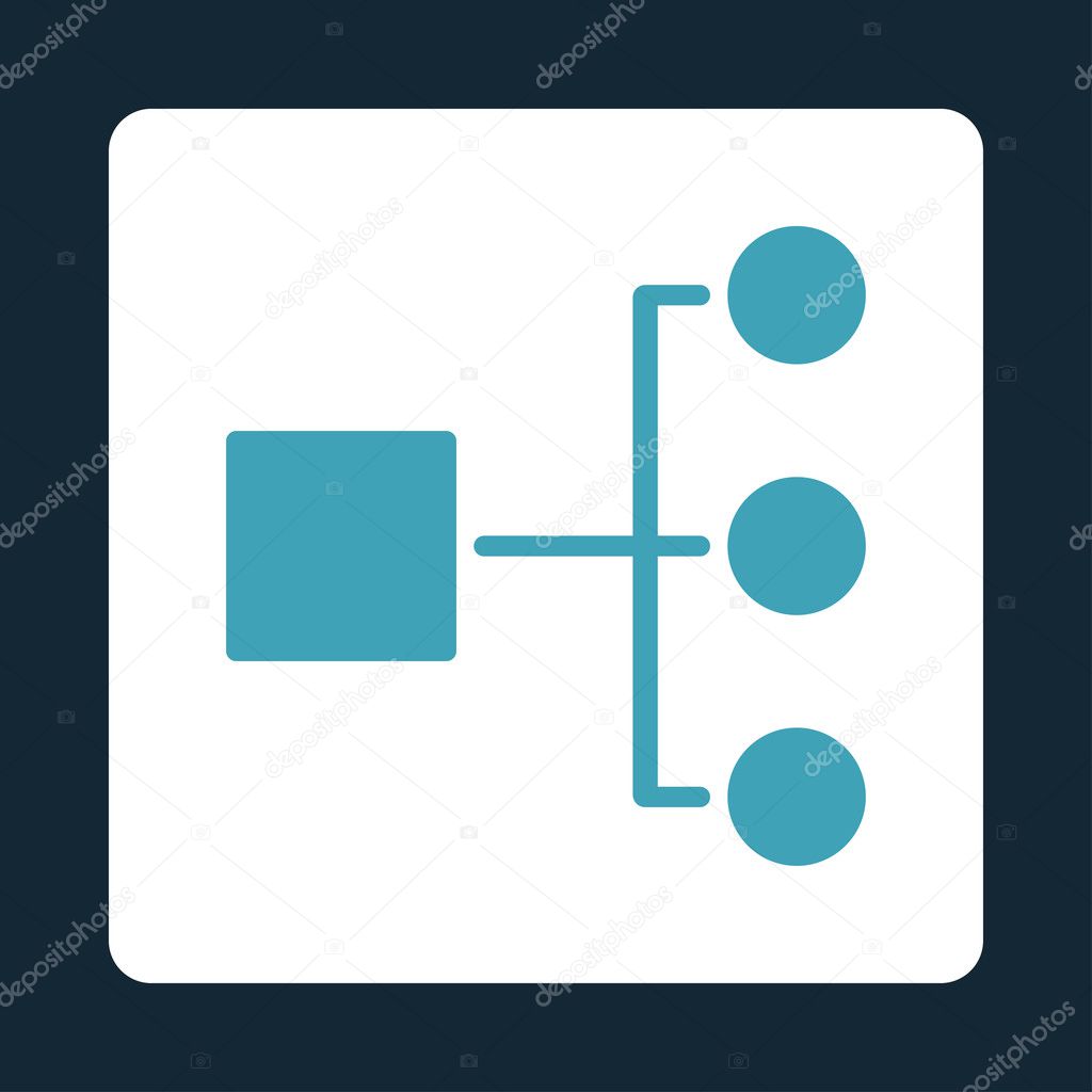 Diagram Icon from Commerce Buttons OverColor Set