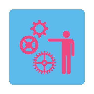 Proje simgesi ticaret düğmeleri Overcolor set