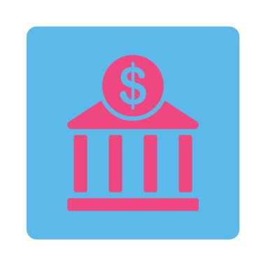 Banka simge ticaret düğmeleri Overcolor set