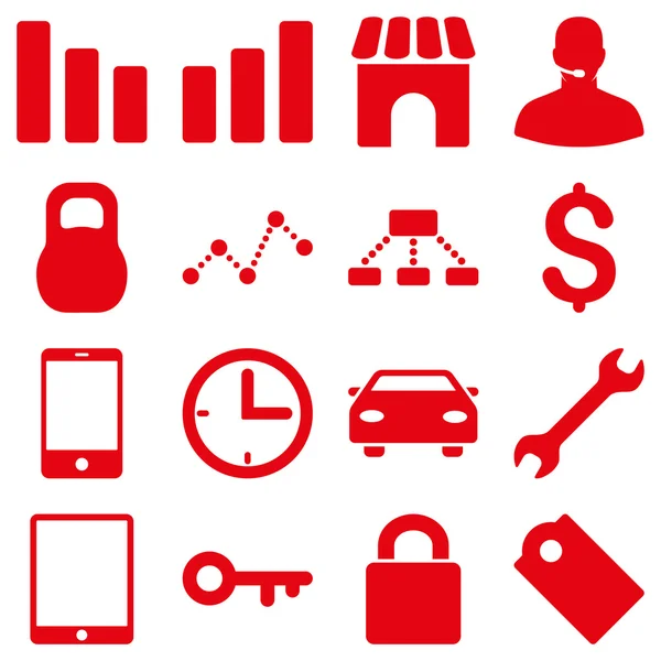 Basic business icons — Stock Photo, Image