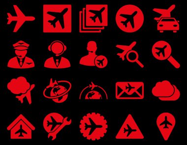 Havacılık Icon Set