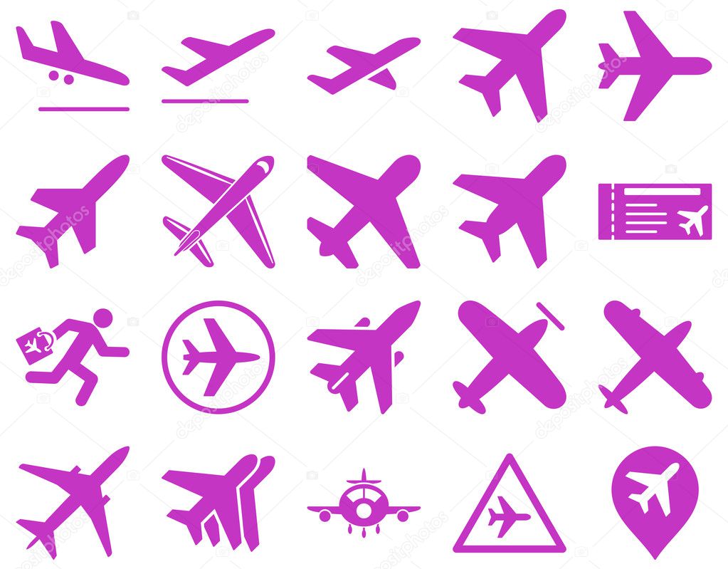 Aviation Icon Set