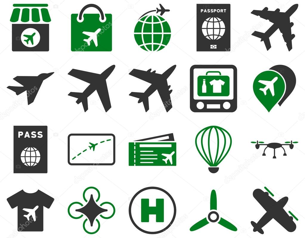 Airport Icon Set