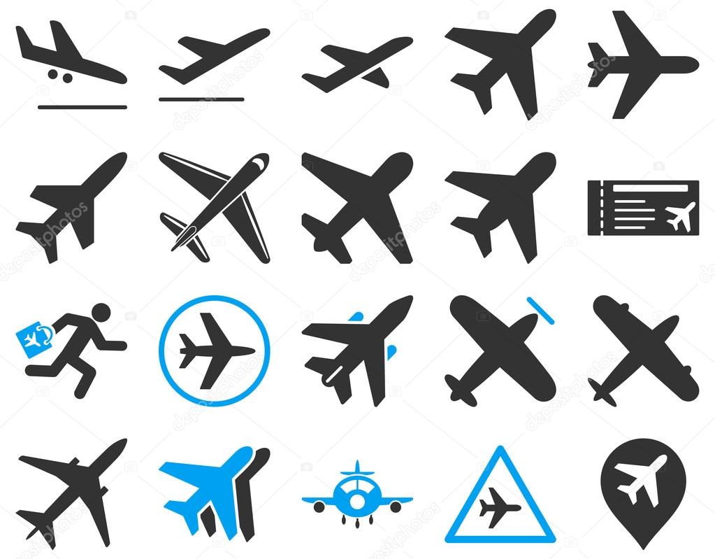 Aviation Icon Set