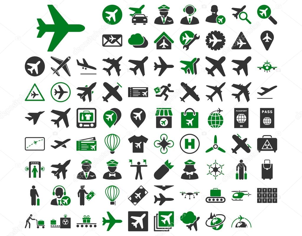 Aviation Icon Set