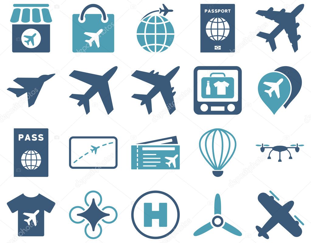 Airport Icon Set