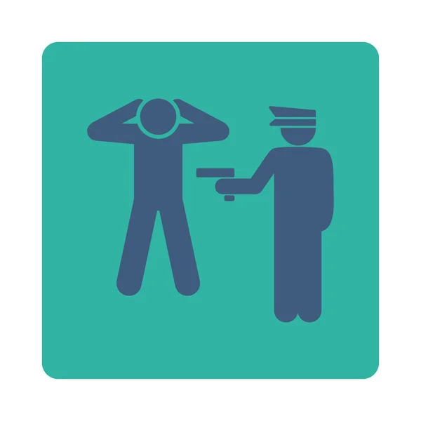 Arrestatie pictogram — Stockfoto