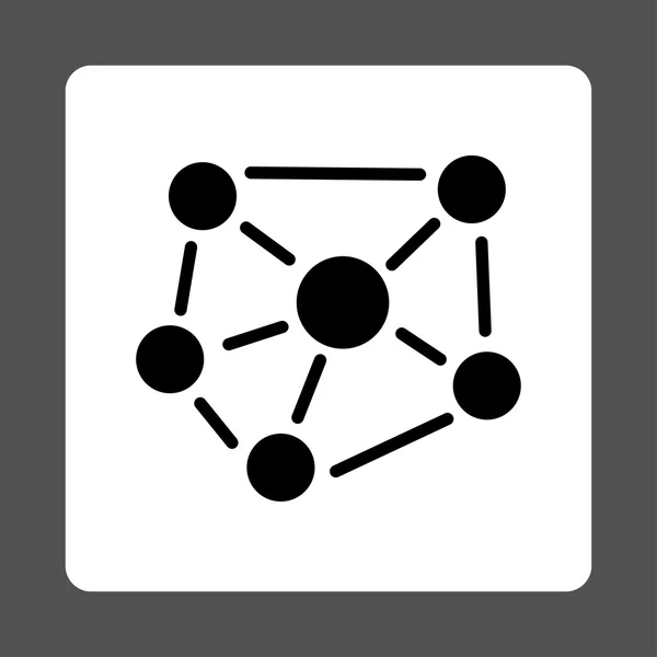 Ícone gráfico social —  Vetores de Stock