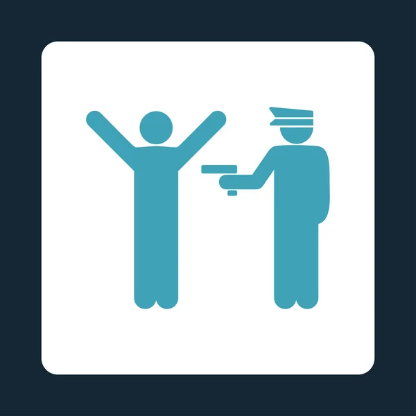 Police icon — Stock Vector