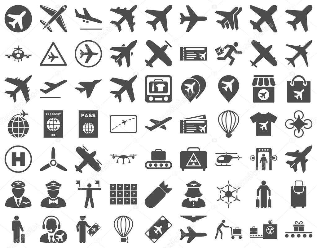 Aviation Icon Set