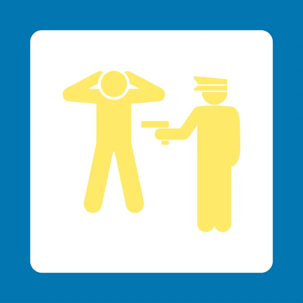 Arrestatie pictogram — Stockfoto