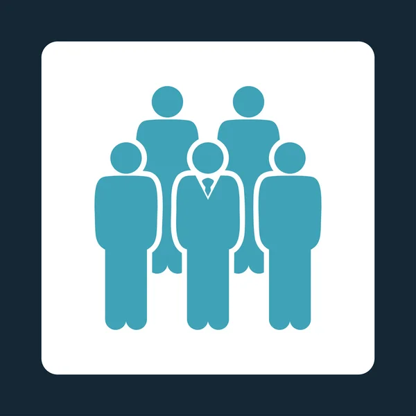 Staff icon — Stock Photo, Image