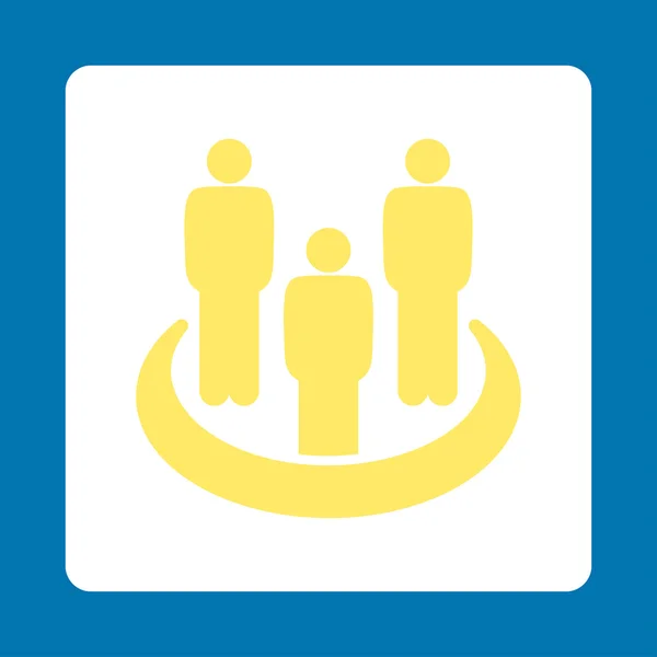 Sociale groep pictogram — Stockfoto