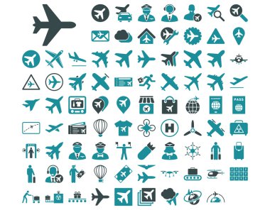 Havacılık Icon Set