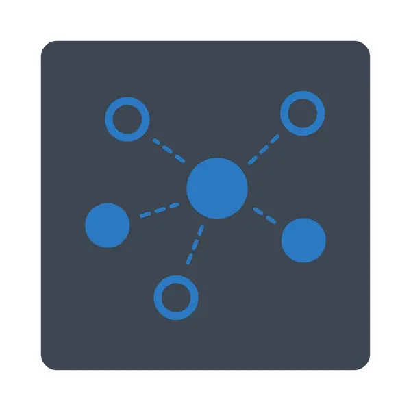 Virtuele Links pictogram — Stockvector