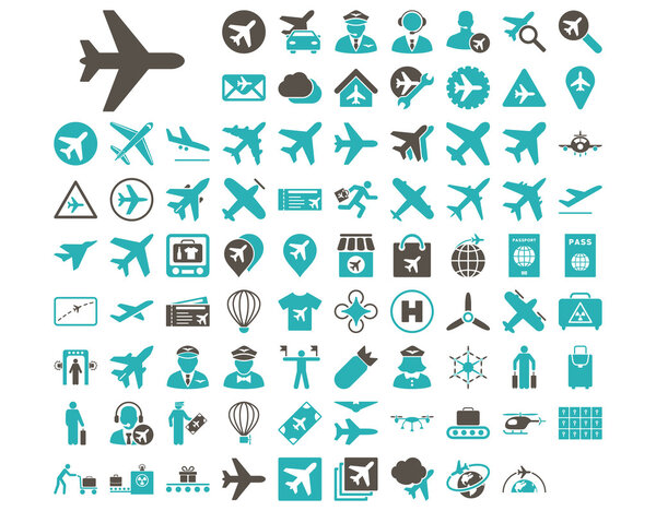 Aviation Icon Set