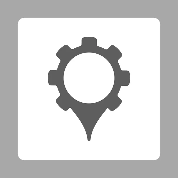 GPS beállítások ikonra — Stock Fotó
