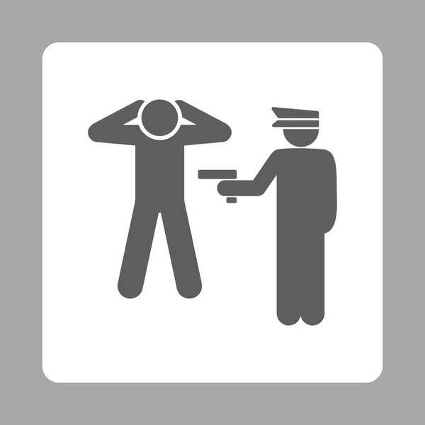 Иконка ареста — стоковое фото
