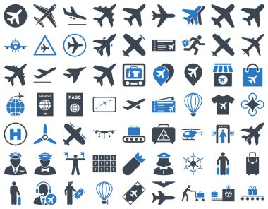 Havacılık Icon Set