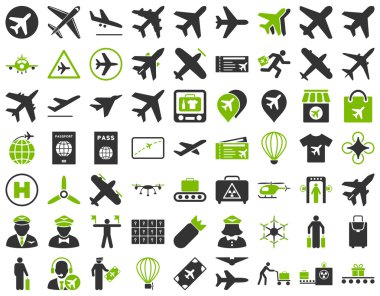 Havacılık Icon Set