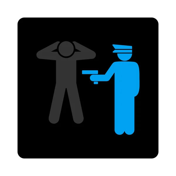 Arrestatie pictogram — Stockvector