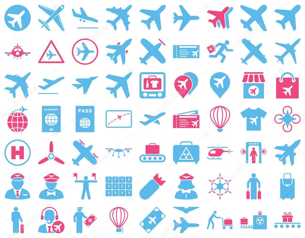 Aviation Icon Set