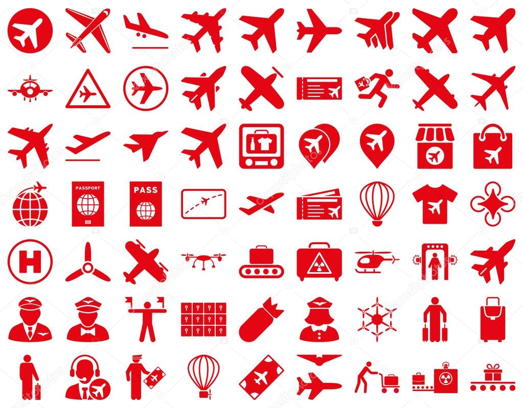 Aviation Icon Set