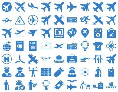Aviation Icon Set clipart