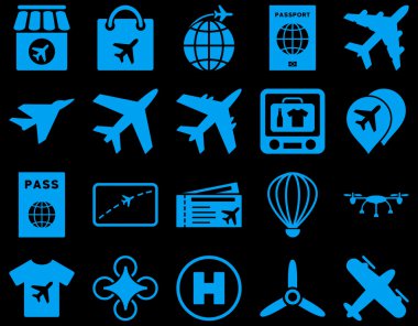 Havaalanı Icon set