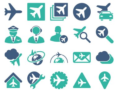 Havacılık Icon Set