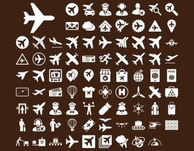 Havacılık Icon Set