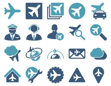 Havacılık Icon Set