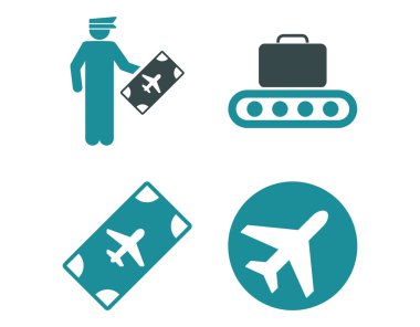 Havacılık Icon Set