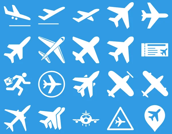 Aviation Icon Set — Stock Photo, Image