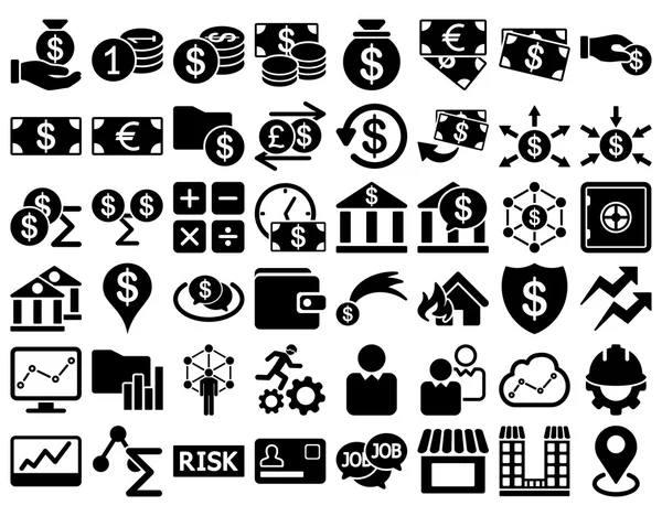 Set di icone aziendali — Foto Stock