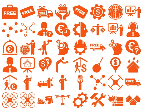 Bedrijf pictogram set — Stockfoto