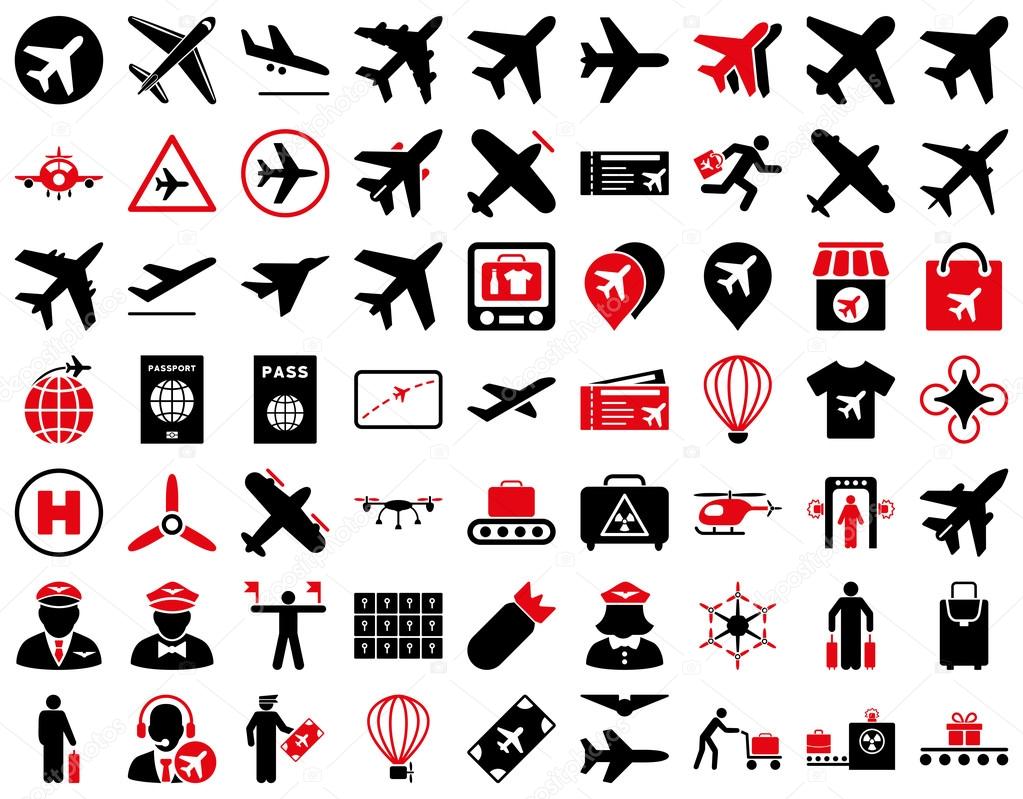 Aviation Icon Set