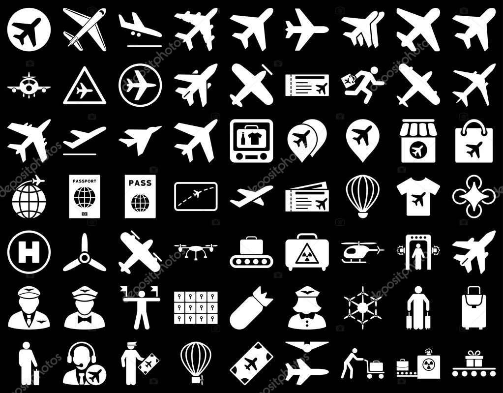 Aviation Icon Set