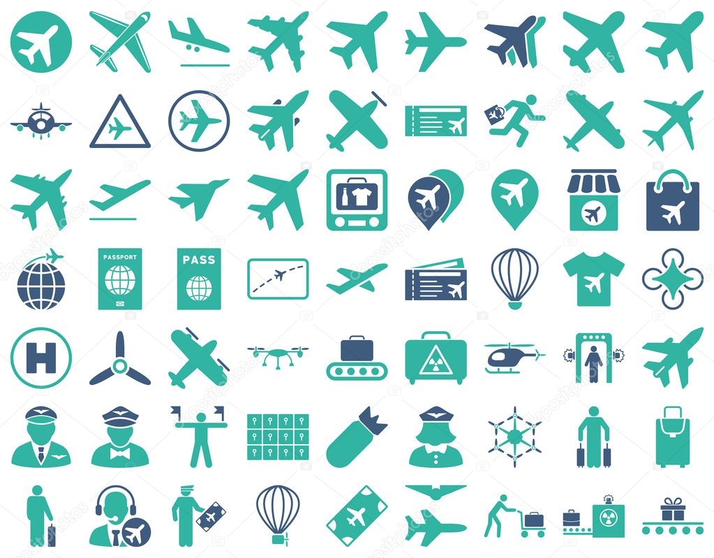 Aviation Icon Set